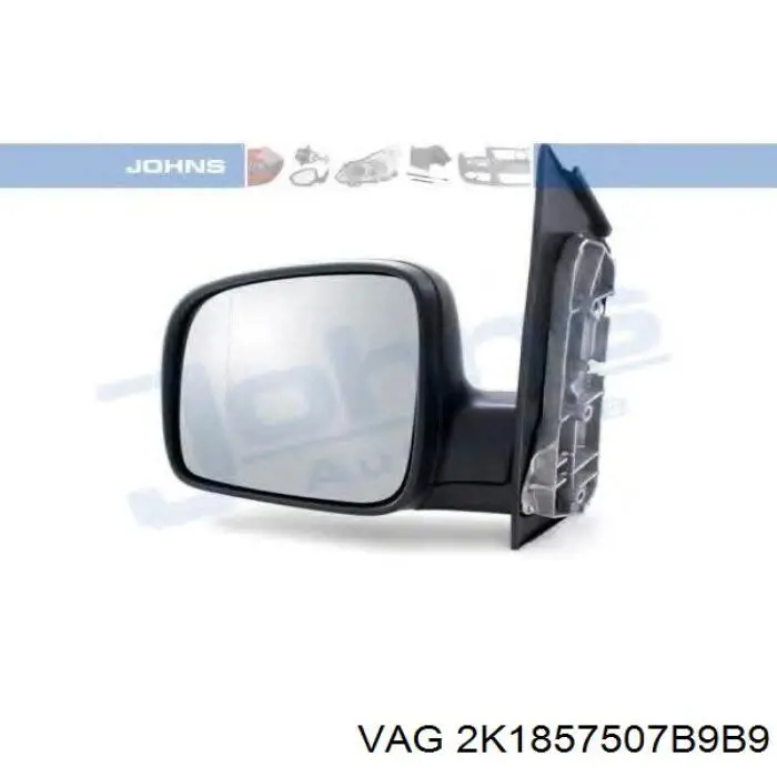 Корпус дзеркала заднього виду, лівого VAG 2K1857507B9B9 ціна, від 13.31 USD