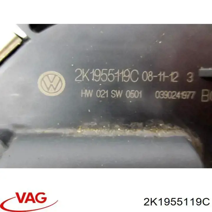 2K1955119C VAG двигун склоочисника лобового скла (трапеції)