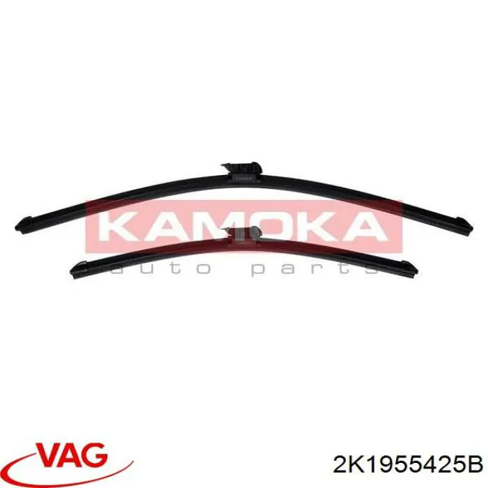 Щітка-двірник лобового скла, водійська VAG 2K1955425B ціна, від 35.84 USD