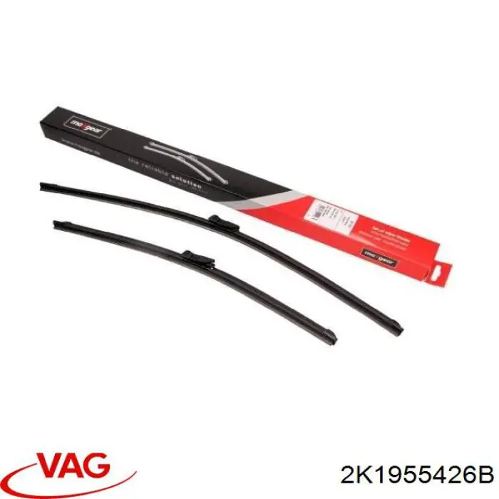 Щітка-двірник лобового скла, пасажирська VAG 2K1955426B ціна, від 9.34 USD