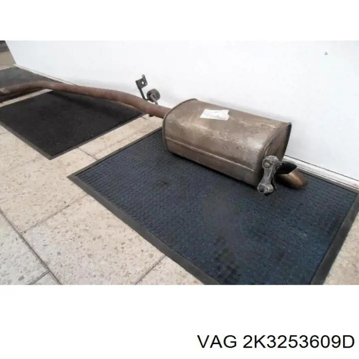 2K3253609D VAG Глушник, задня частина