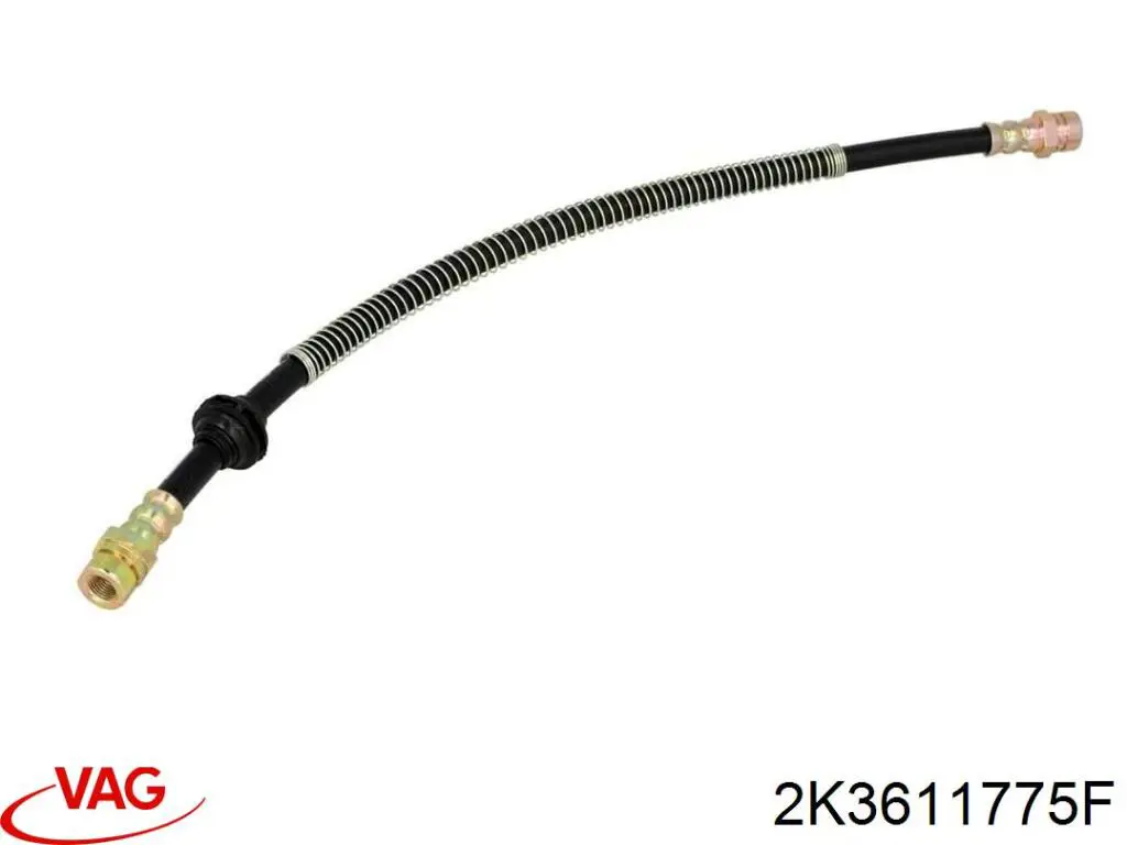 2K3611775F VAG Шланг гальмівний задній