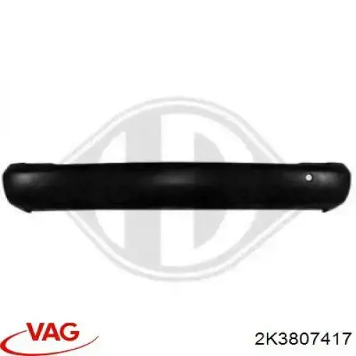Купити 2K3807417 VAG Задній бампер