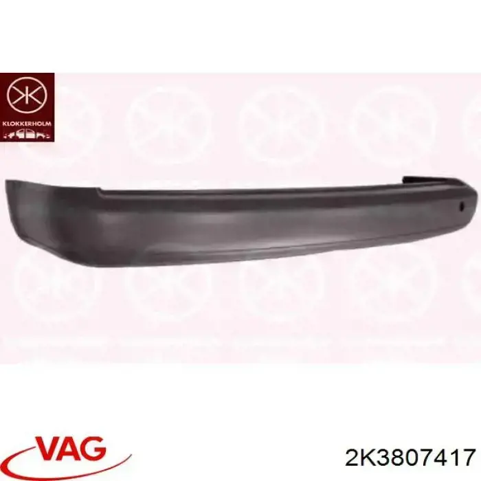 Кожух бампера заднього VAG 2K3807417 ціна, від 191.99 USD