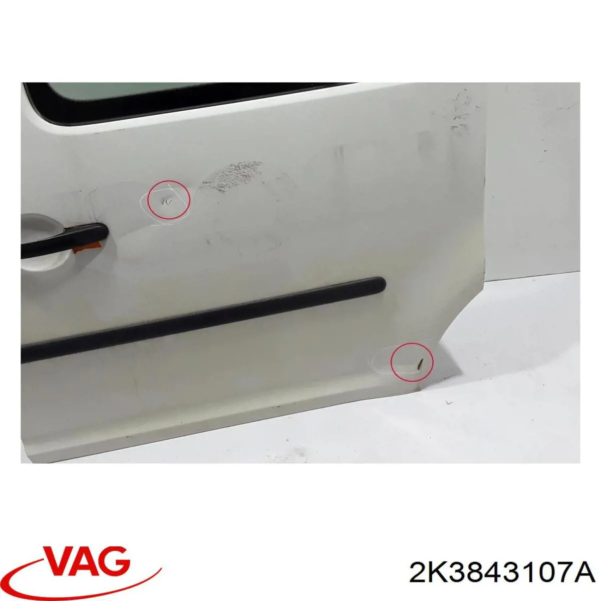 Двері бічні (зсувні), ліві VAG 2K3843107A ціна, від 101.35 USD