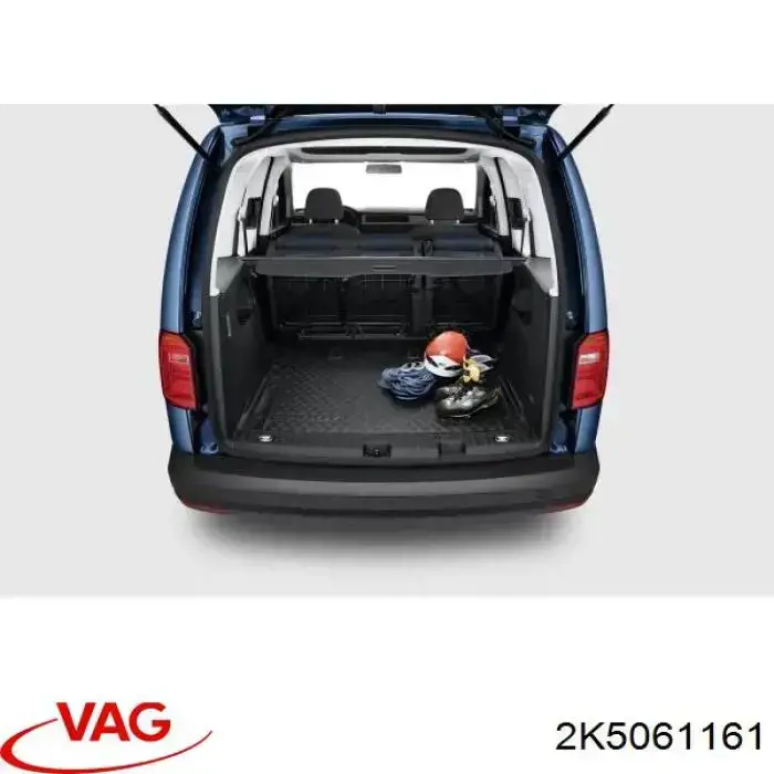 2K5061161 VAG Задній килимок в багажник