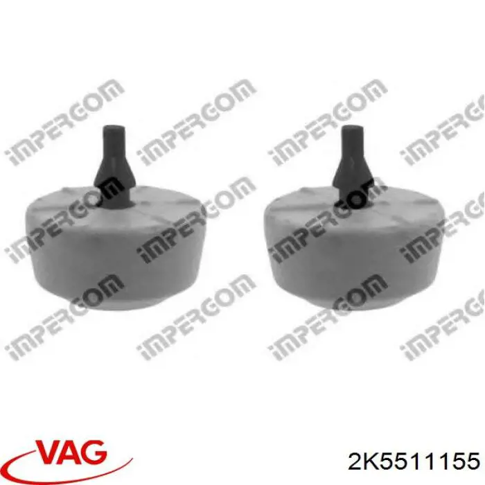 Купити 2K5511155 VAG Відбійник задньої ресори
