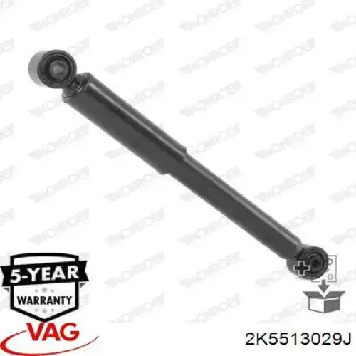 Амортизатор задній VAG 2K5513029J ціна, від 44.89 USD