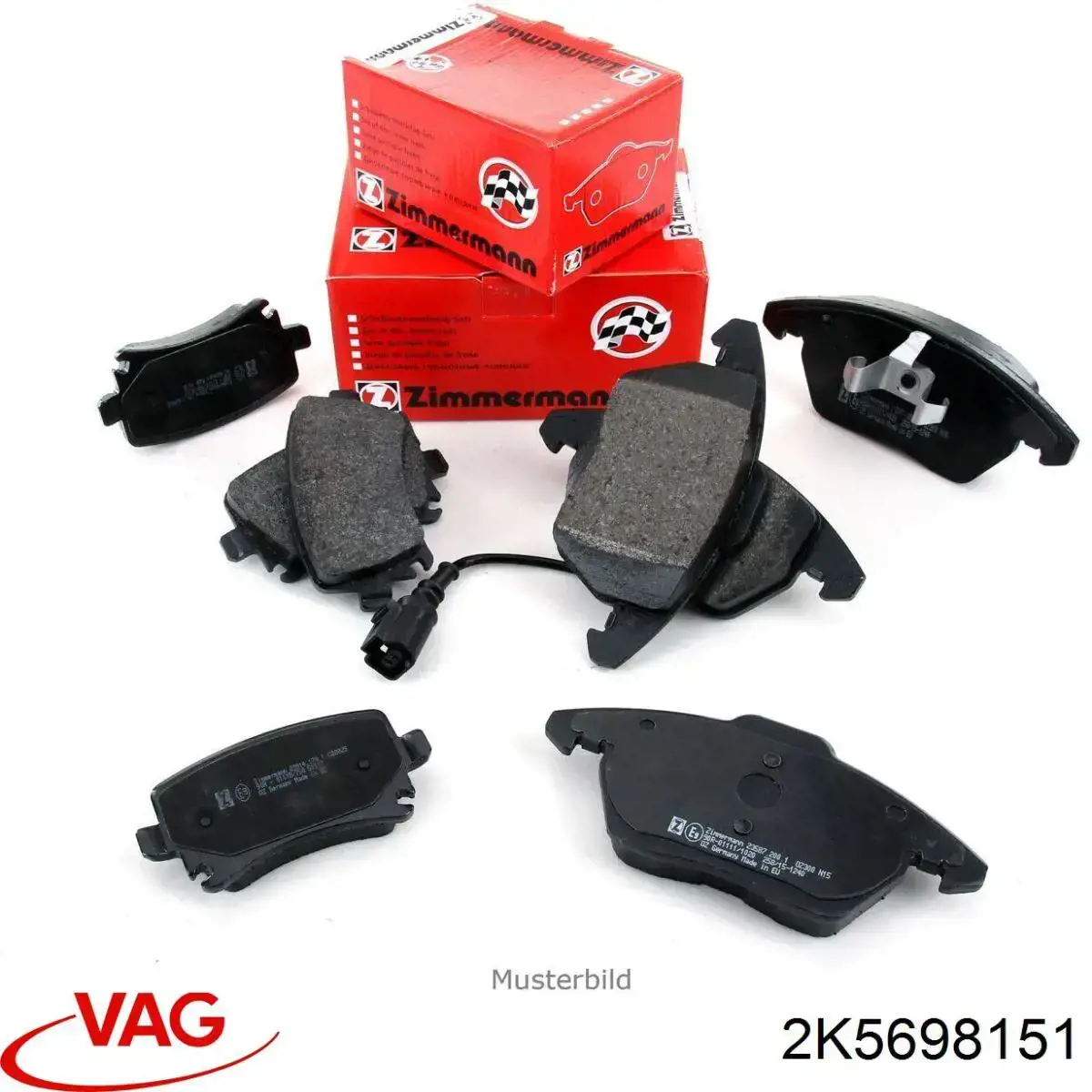 Тормозні колодки VAG 2K5698151