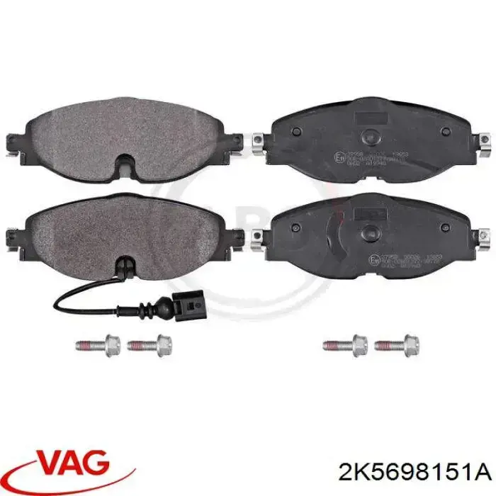 Тормозні колодки VAG 2K5698151A