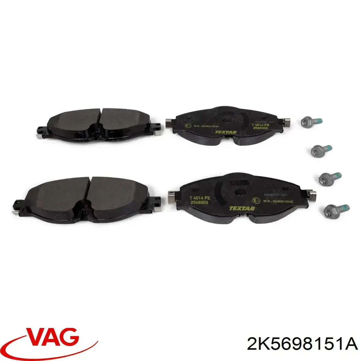 Гальмівні колодки VAG 2K5698151A ціна, від 57.68 USD