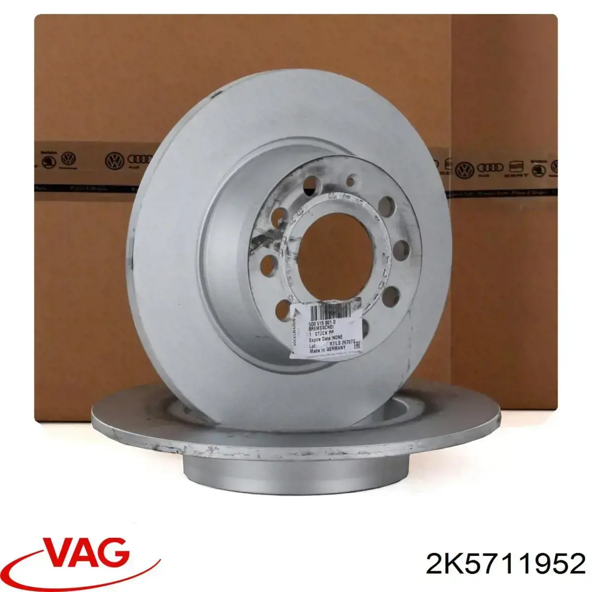 Напрямна троса ручного гальма VAG 2K5711952 ціна, від 17.85 USD