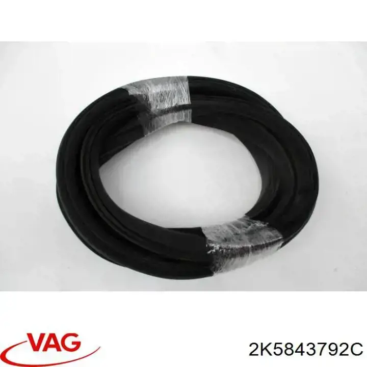 Ущільнювач двері бічний/зсувний VAG 2K5843792C ціна, від 11.85 USD