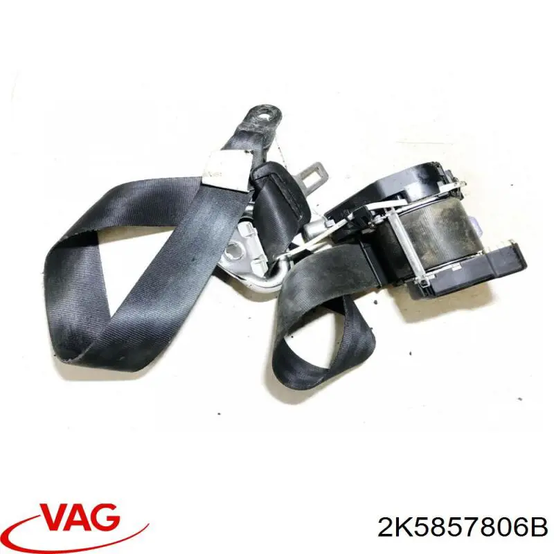 Пасок безпеки передній правий VAG 2K5857806B ціна, від 1995.00 UAH