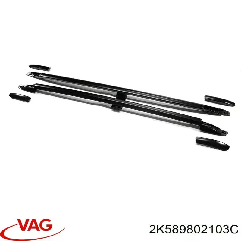 Купити 2K589802103C VAG Рейлінг даху, комплект