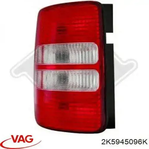 Задні ліхтарі VAG 2K5945096K ціна, від 38.15 USD