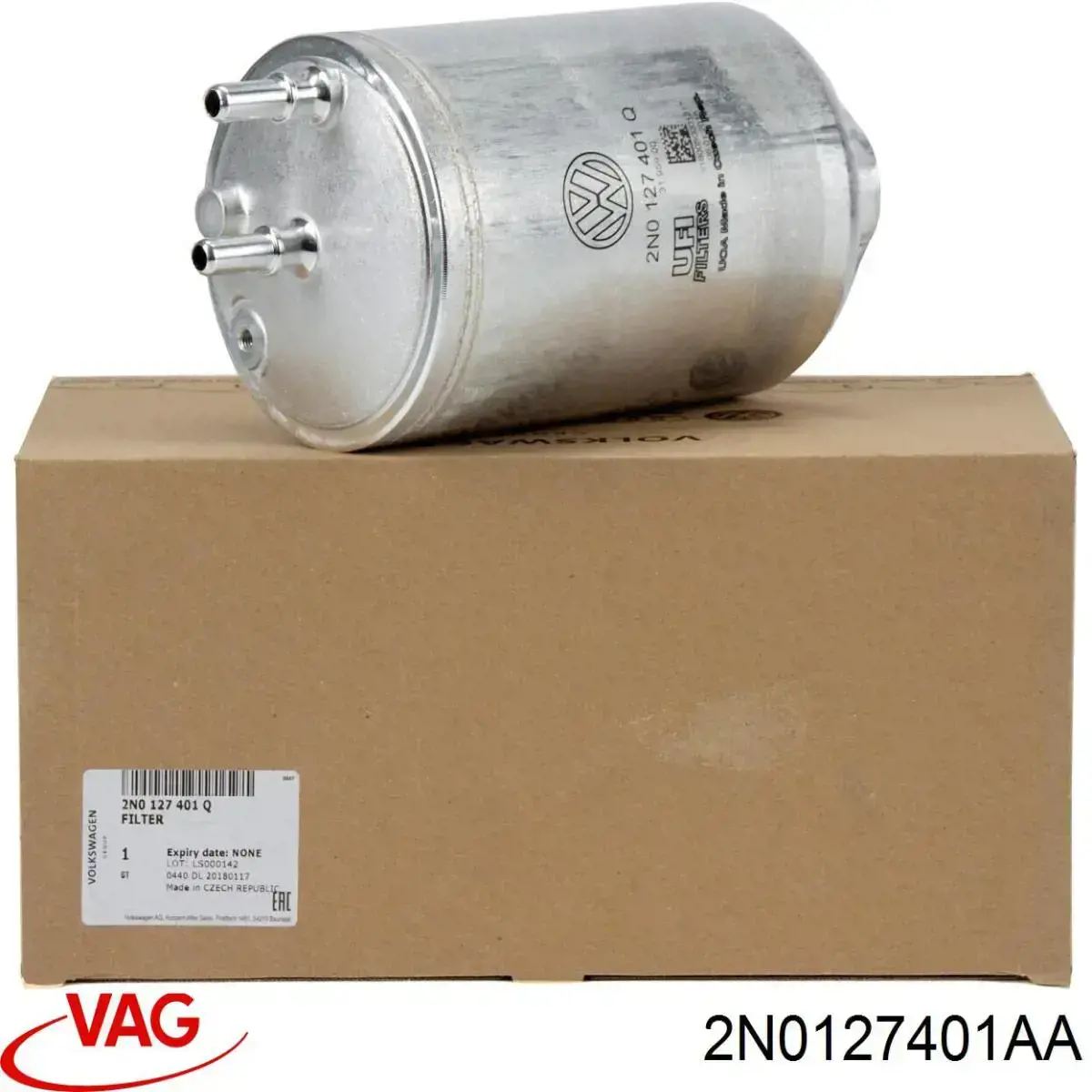 Фільтр тонкого очищення палива VAG 2N0127401AA ціна, від 111.76 USD