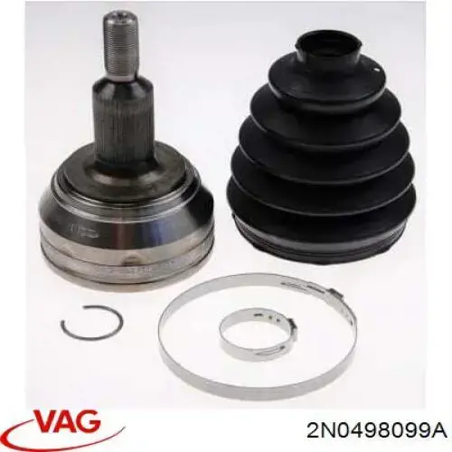 Купити 2N0498099A VAG Шарнір приводу зовнішній