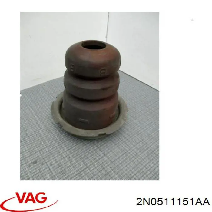 Купити 2N0511151C VAG Ресори задні (пружини задньої підвіски)