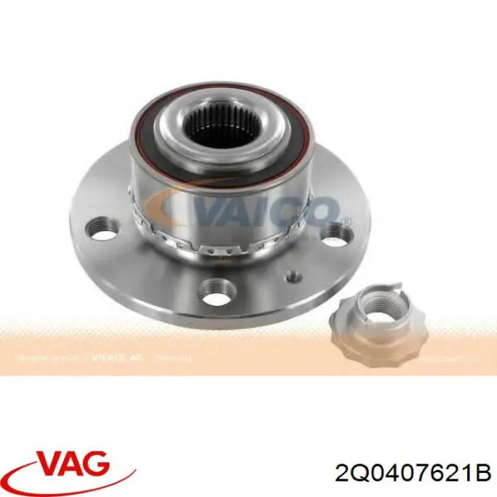 Купити 2Q0407621B VAG Маточини передніх коліс
