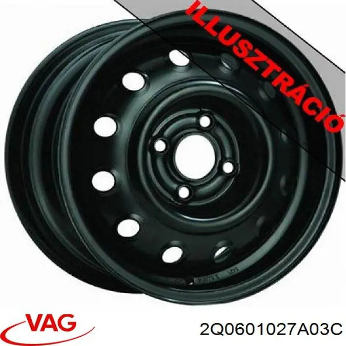 Диски колісні (штамповані) VAG 2Q0601027AG03C ціна, від 96.69 USD