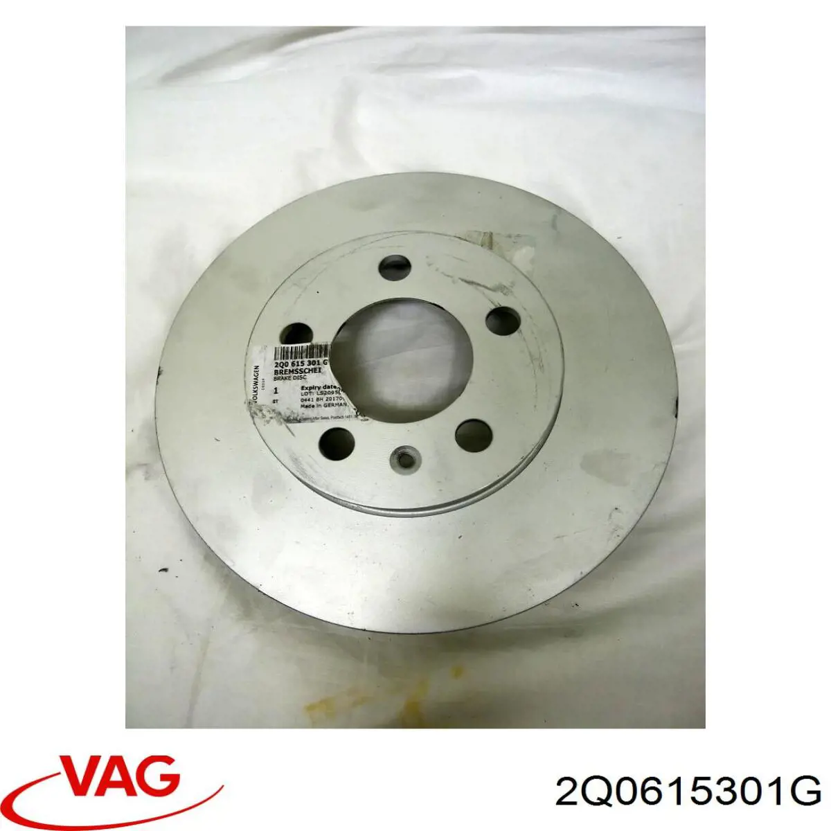 Диск переднього гальма VAG 2Q0615301G ціна, від 58.36 USD