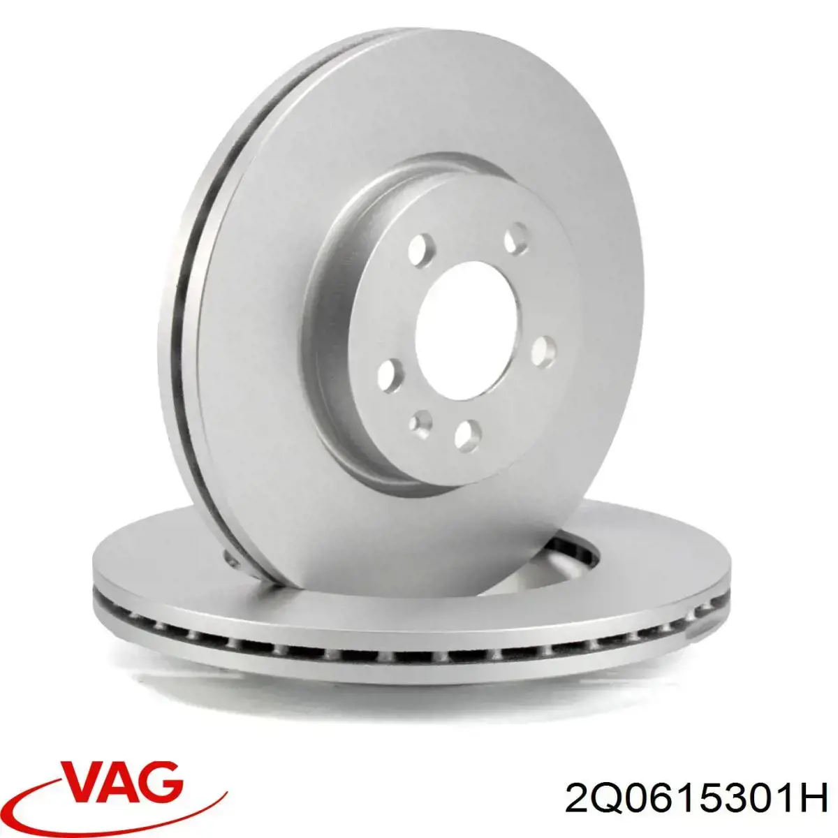 2Q0615301H VAG Гальмо дискове переднє