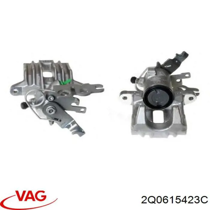 Супорт гальмівний задній лівий VAG 2Q0615423C ціна, від 71.02 USD