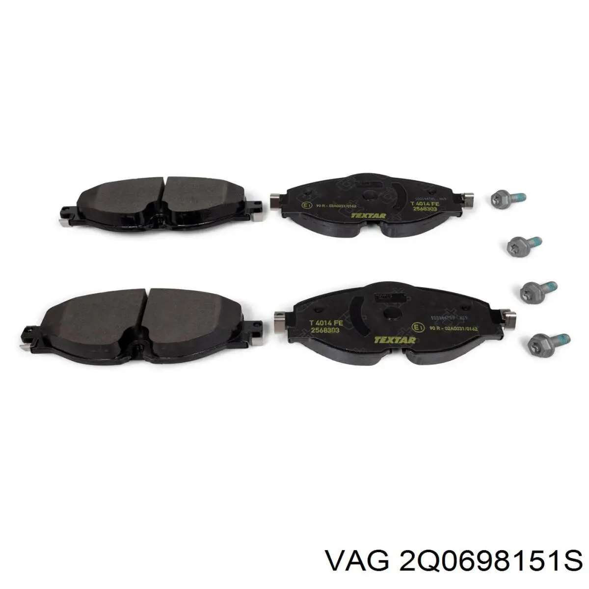 Тормозні колодки VAG 2Q0698151S
