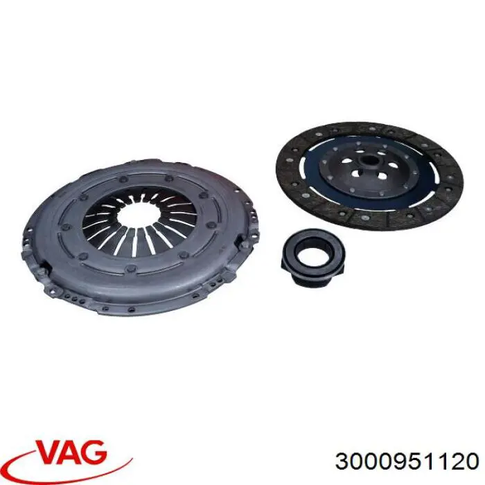 Купити 3000951120 VAG Комплект зчеплення (диск, корзина, підшипник)