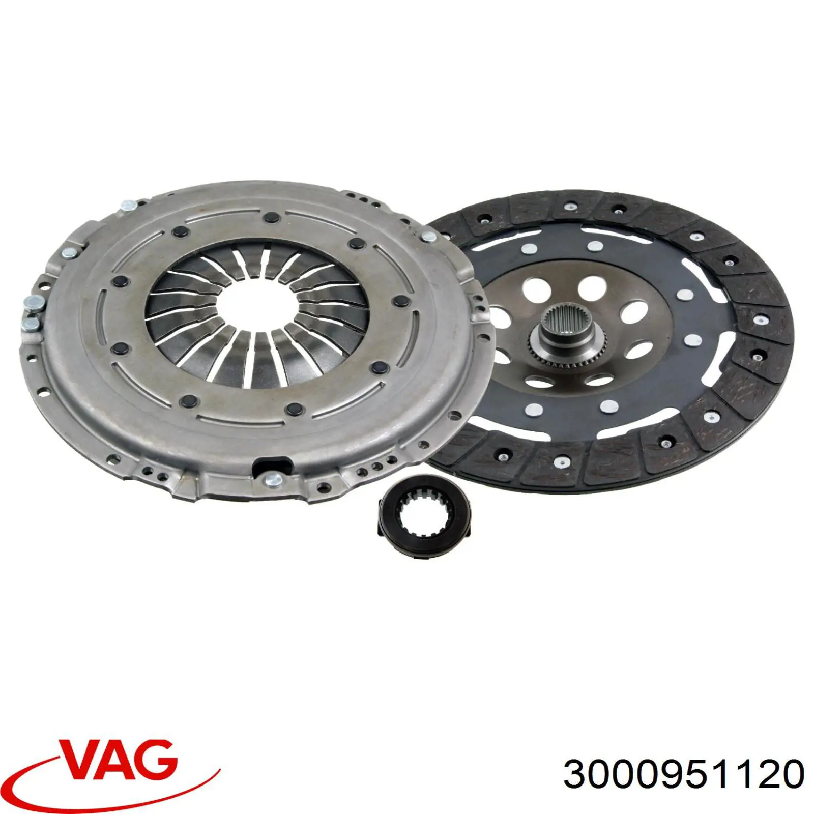 Комплект зчеплення (3 частини) VAG 3000951120 ціна, від 238.11 USD