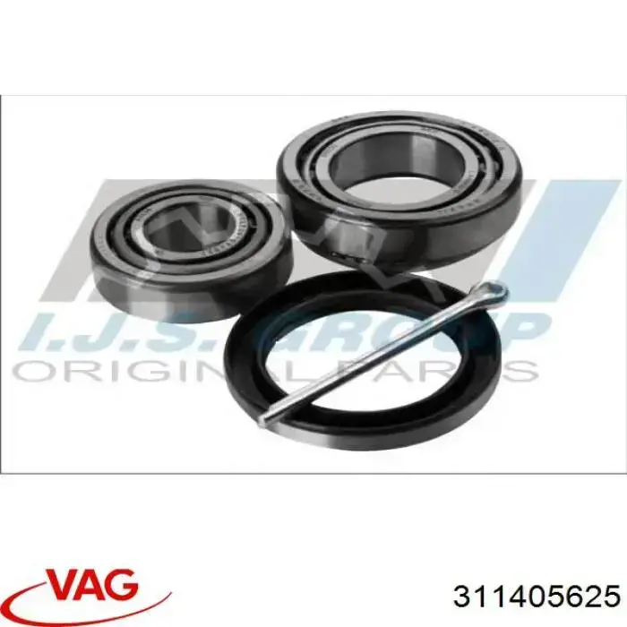 Підшипник задньої маточини зовнішній VAG 311405625 ціна, від 5.42 USD