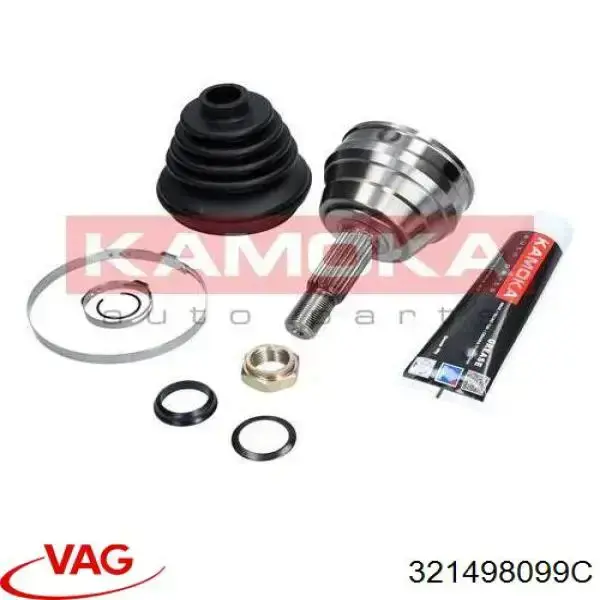 Купити 321498099C VAG Шарнір приводу зовнішній
