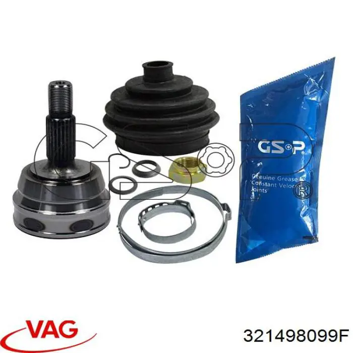 Граната колісна VAG 321498099F ціна, від 23.52 USD