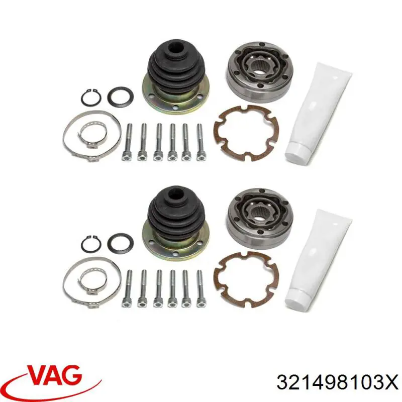 Купити 321498103X VAG Граната внутрішня ліва