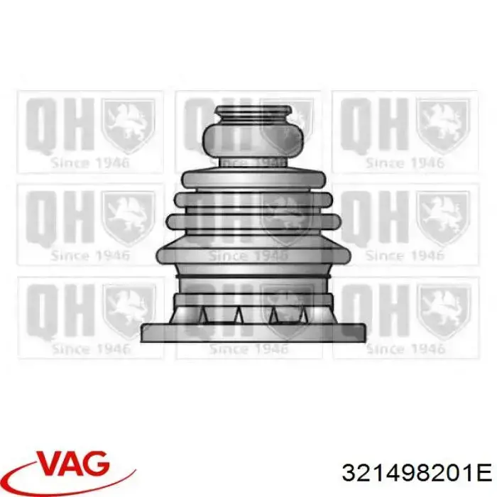 Пильник гранати внутрішній, передній півосі VAG 321498201E ціна, від 11.22 USD