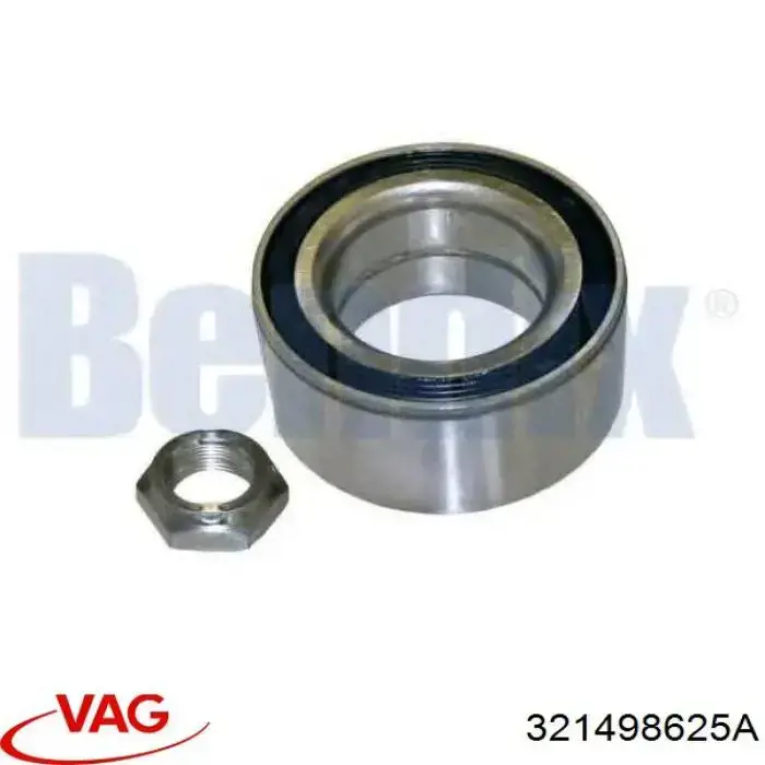 Підшипник маточини передньої/задньої VAG 321498625A ціна, від 11.38 USD