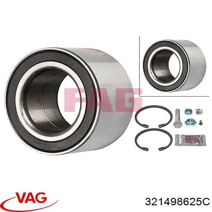 Підшипник маточини передньої/задньої VAG 321498625C ціна, від 13.18 USD