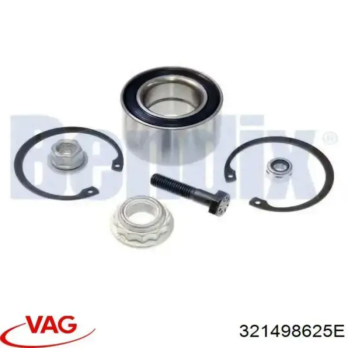 Підшипник маточини передньої/задньої VAG 321498625E ціна, від 11.26 USD