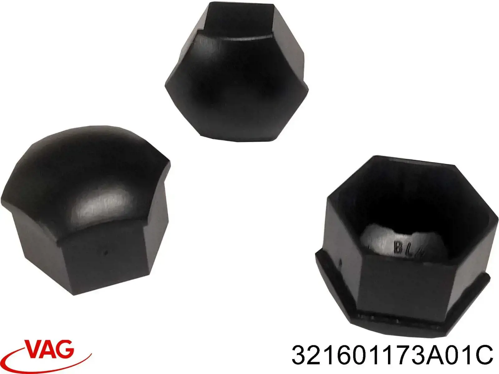 Ковпачок колісного болта VAG 321601173A01C ціна, від 1.25 USD