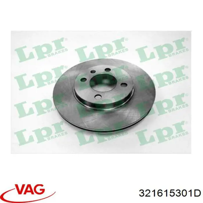 Купити 321615301D VAG Ротор гальмівний