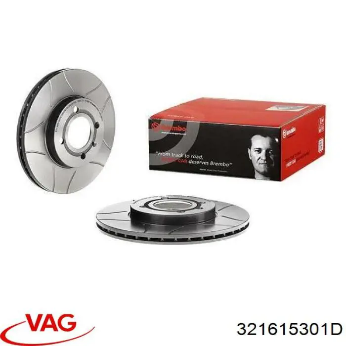 Диск переднього гальма VAG 321615301D ціна, від 25.00 USD