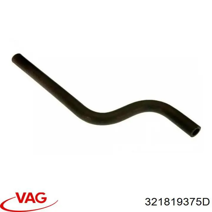 Шланг радіатора опалювача/пічки, подача VAG 321819375D ціна, від 3.43 USD
