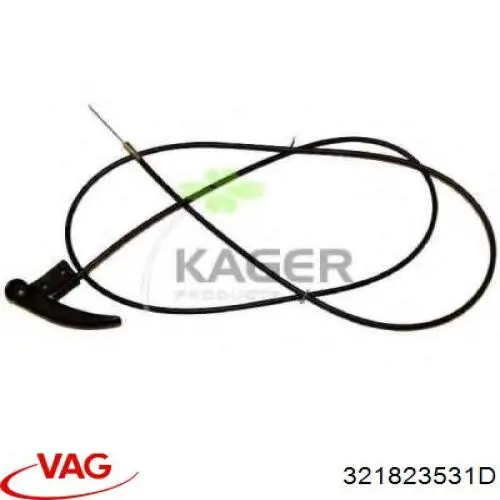 Купити 194075 Kager Трос капота
