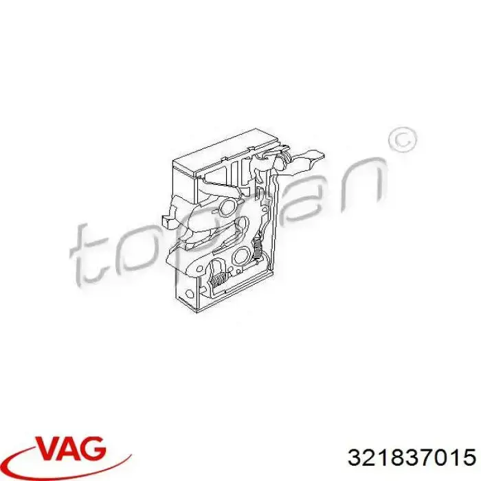 Замок передньої двері, лівої VAG 321837015 ціна, від 5.23 USD