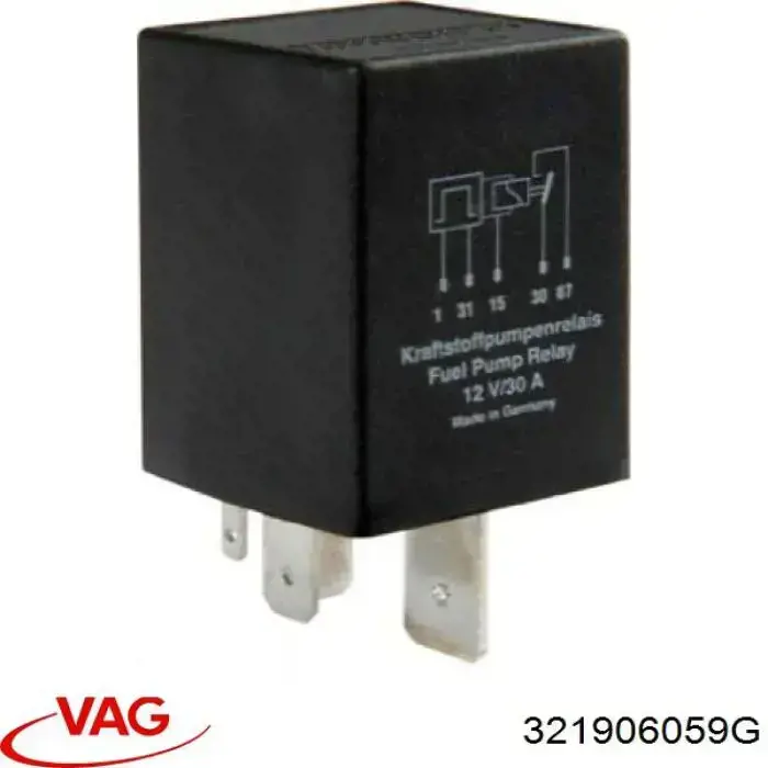 Купити MHG22 Mahle Original Реле електробензонасосу