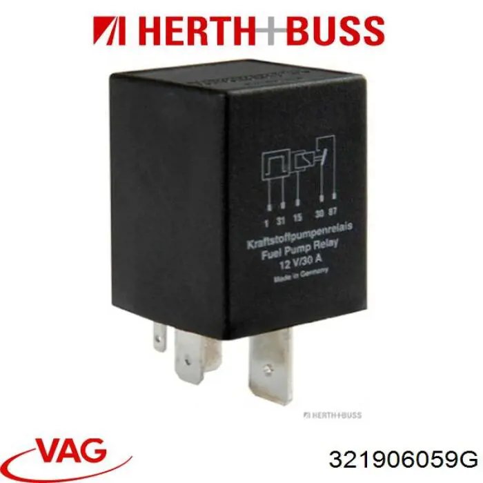 Реле електробензонасосу Mahle Original MHG22 ціна, від 71.99 USD