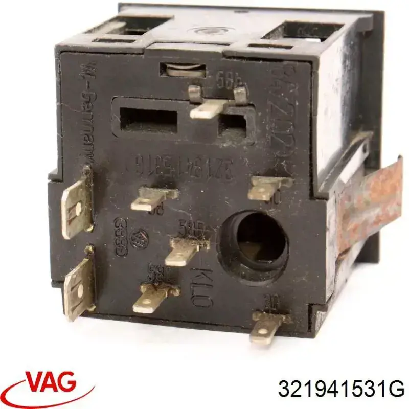 Перемикач світла фар, на "торпеді" 321941531G VAG