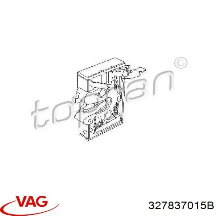 327837015B VAG Замок водійських дверей