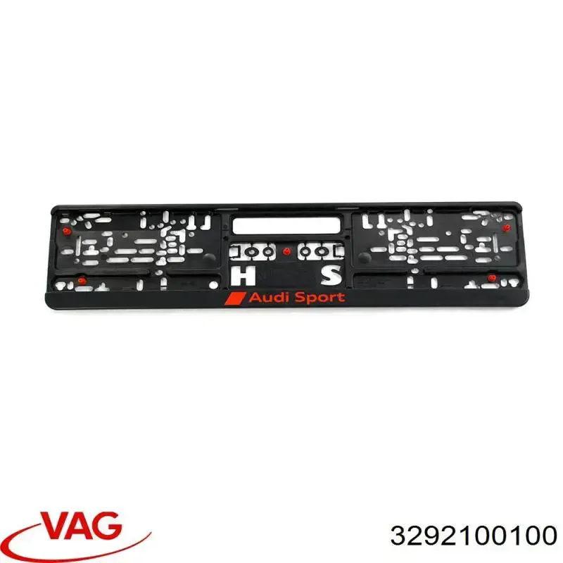 3292100100 VAG Рамка номерного знака автомобіля передня
